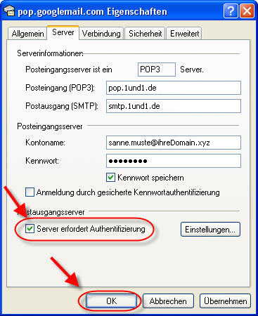 09outlook express 1und1
