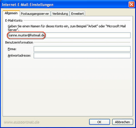 Outlook2007 POP3 hotmail