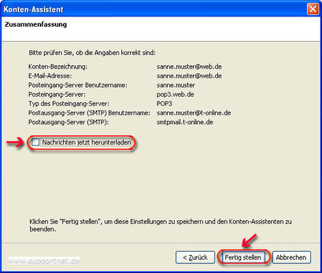 Thunderbird POP3 Web