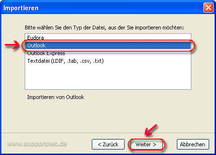 Thunderbird Import Kontakte 04