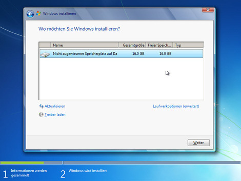 09 windows 7 installation