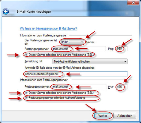 05 Windows Live Mail GMX E Mail Konten