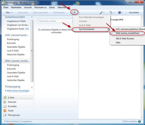 08 Windows Live Mail Web de E Mail Konten