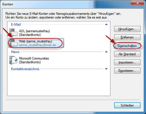 10 Windows Live Mail Web de E Mail Konten