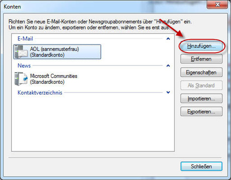 02 Windows Live Mail Yahoo E Mail Konten