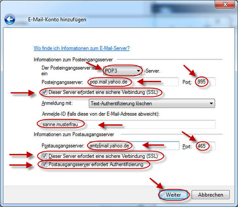 05 Windows Live Mail Yahoo E Mail Konten