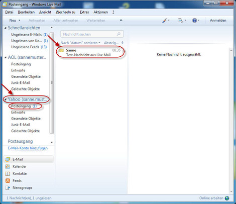 09 Windows Live Mail Yahoo E Mail Konten