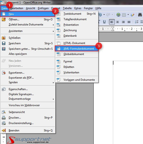 01 OpenOffice Writer Ausfuellbare PDF Formulare erstellen