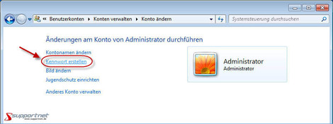 08 Windows 7 Benutzerkonten Konten verwalten Konto aendern