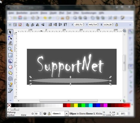 37 Inkscape Logo erstellen Ellipse zeichnen