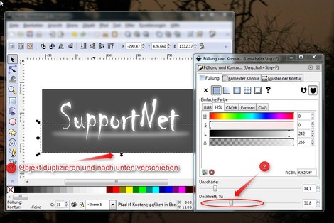 39 Inkscape Logo erstellen Glow Effekt