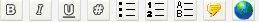 Formatierungsbuttons